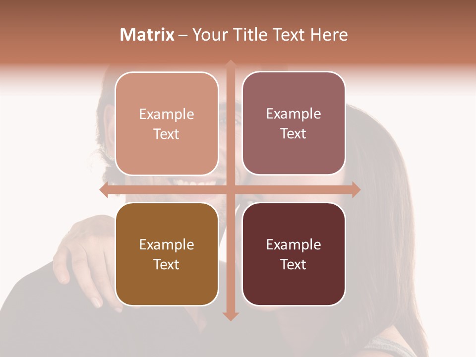 Married Cut Out European PowerPoint Template