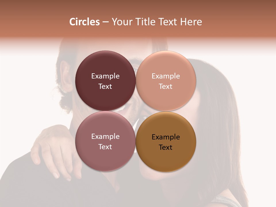 Married Cut Out European PowerPoint Template