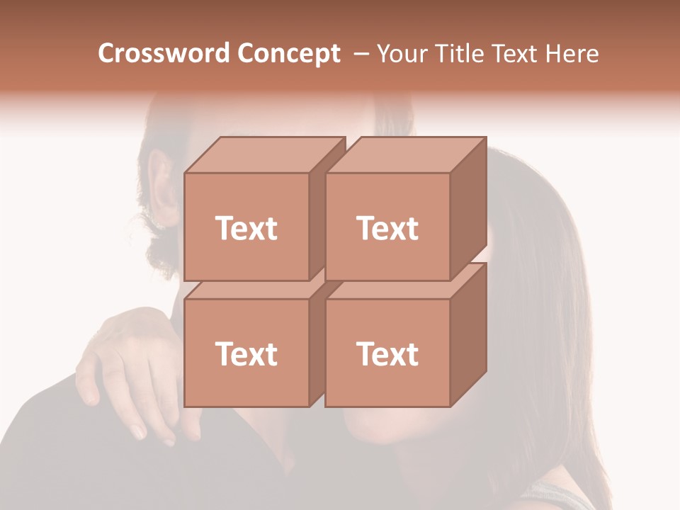 Married Cut Out European PowerPoint Template