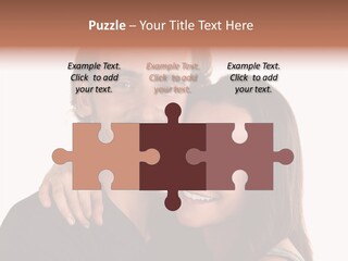 Married Cut Out European PowerPoint Template