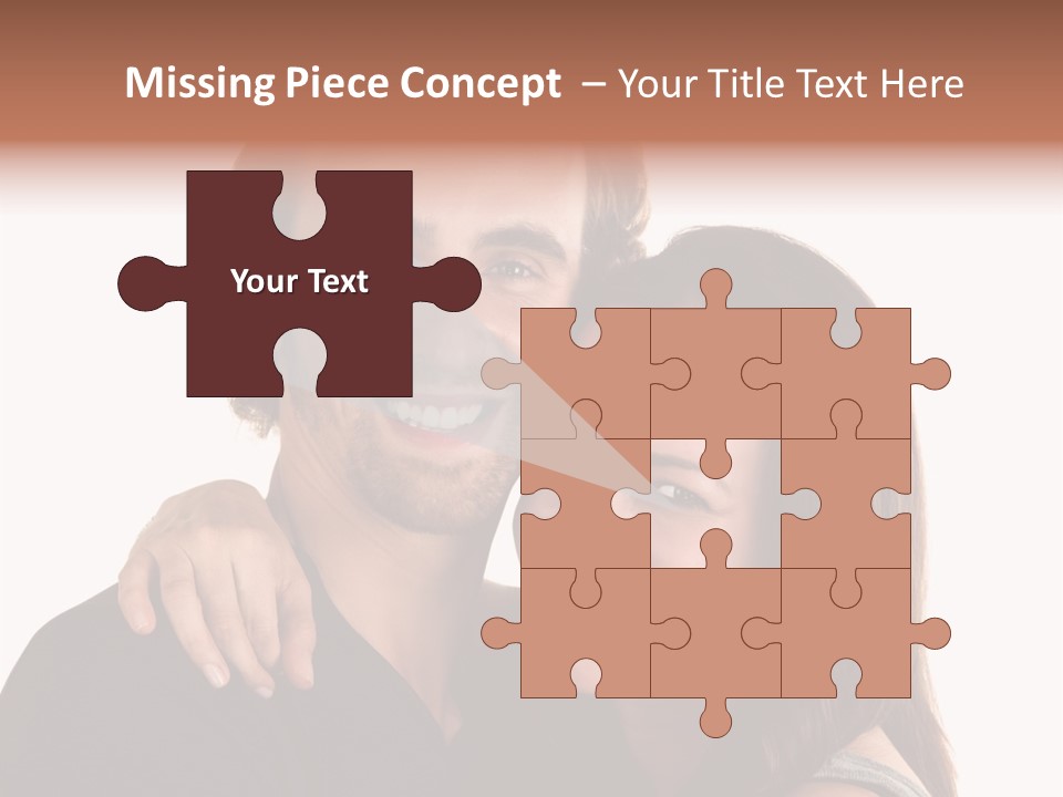 Married Cut Out European PowerPoint Template