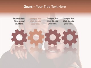 Married Cut Out European PowerPoint Template