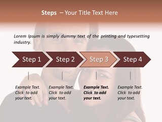 Married Cut Out European PowerPoint Template