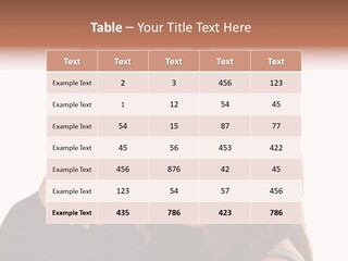 Married Cut Out European PowerPoint Template