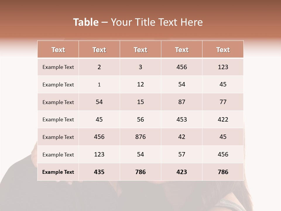 Married Cut Out European PowerPoint Template