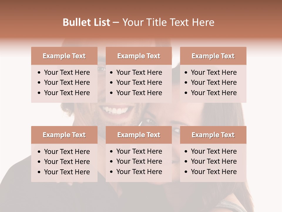 Married Cut Out European PowerPoint Template