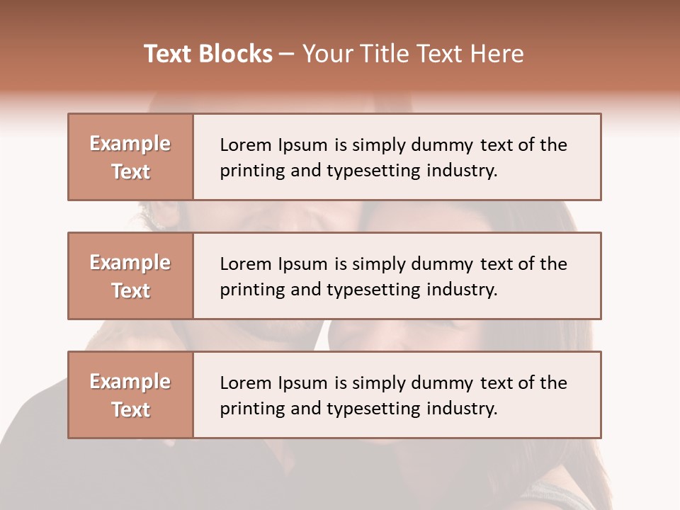 Married Cut Out European PowerPoint Template