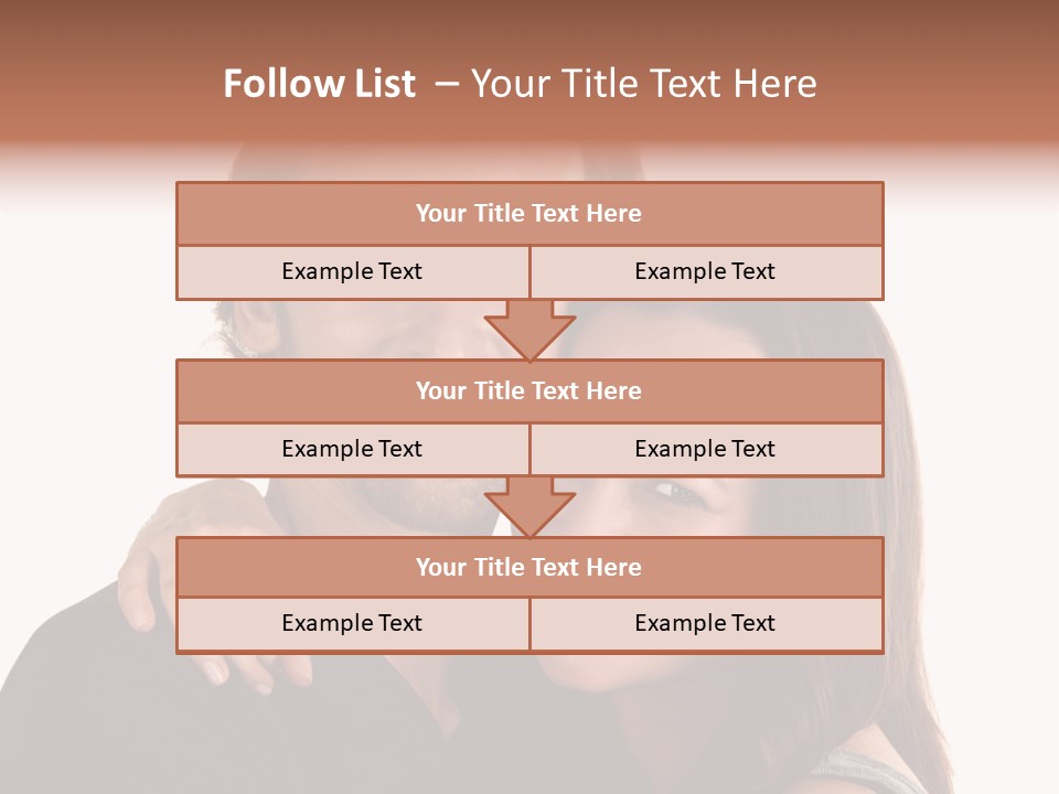 Married Cut Out European PowerPoint Template
