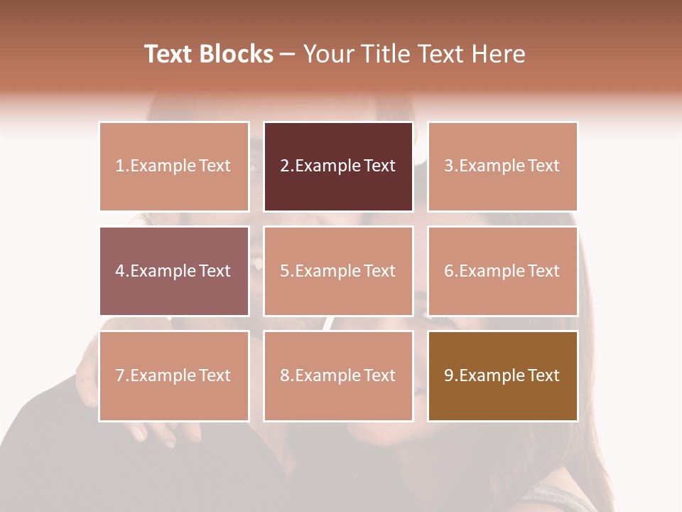 Married Cut Out European PowerPoint Template