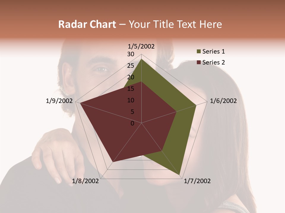 Married Cut Out European PowerPoint Template