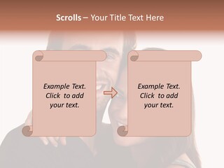 Married Cut Out European PowerPoint Template