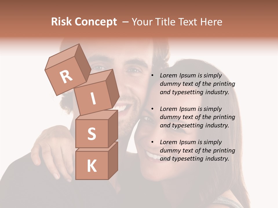 Married Cut Out European PowerPoint Template