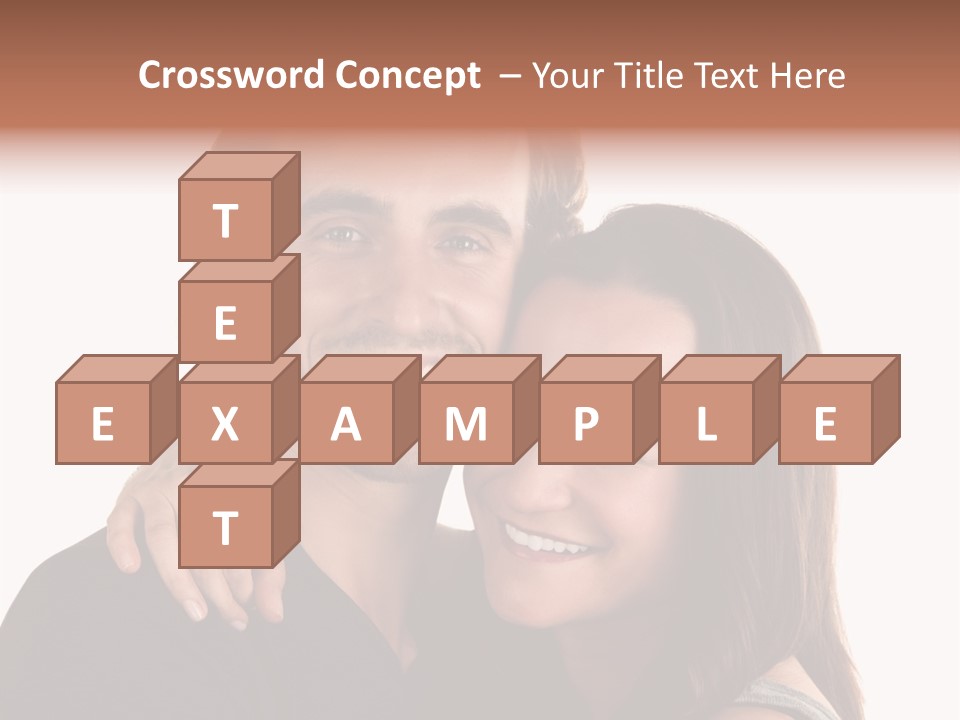 Married Cut Out European PowerPoint Template