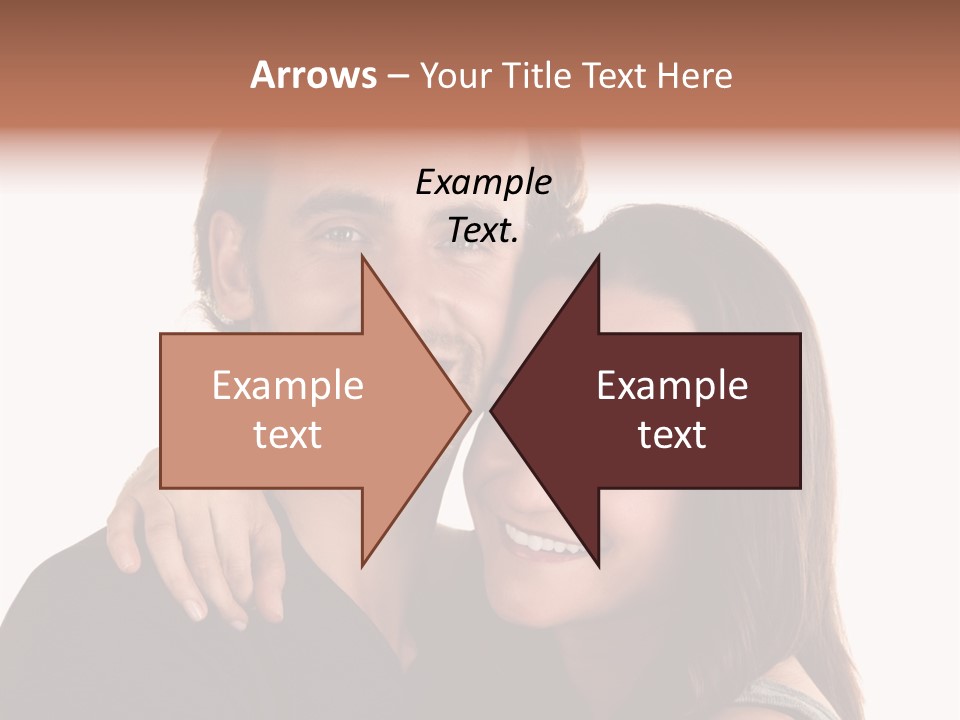 Married Cut Out European PowerPoint Template