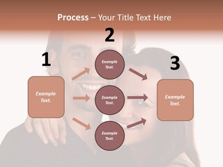 Married Cut Out European PowerPoint Template