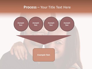 Married Cut Out European PowerPoint Template