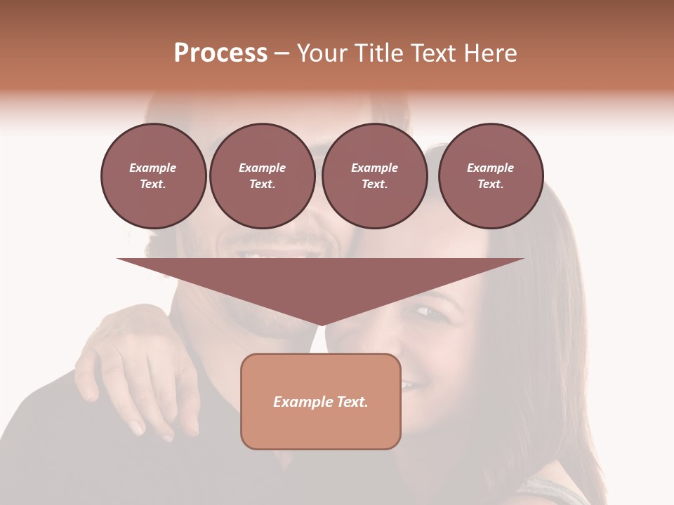 Married Cut Out European PowerPoint Template