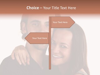 Married Cut Out European PowerPoint Template