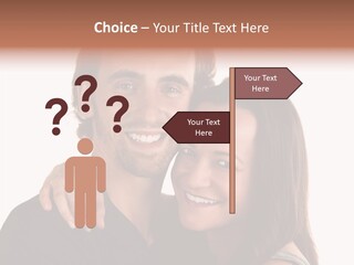 Married Cut Out European PowerPoint Template