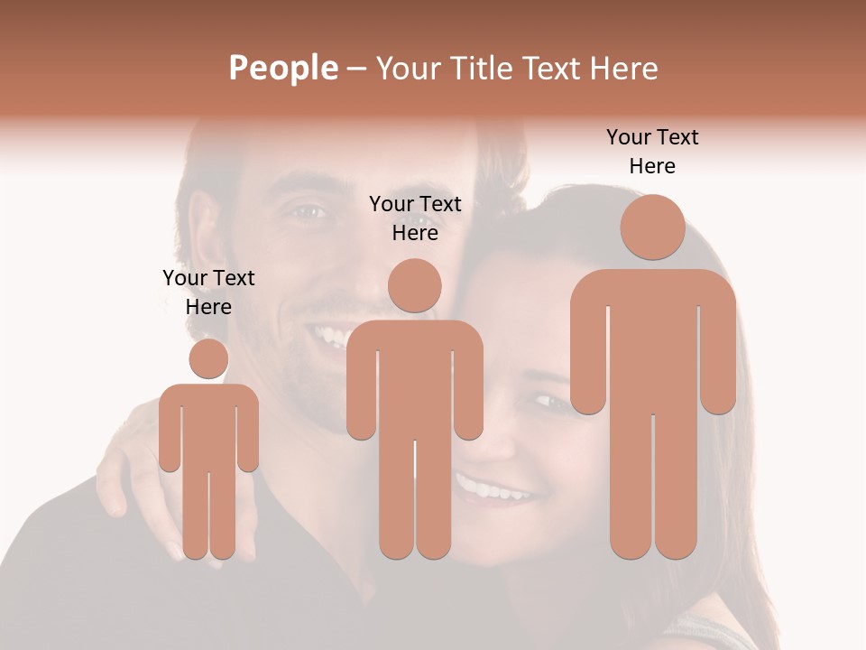 Married Cut Out European PowerPoint Template