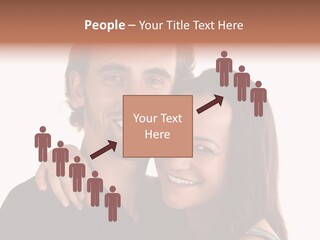 Married Cut Out European PowerPoint Template