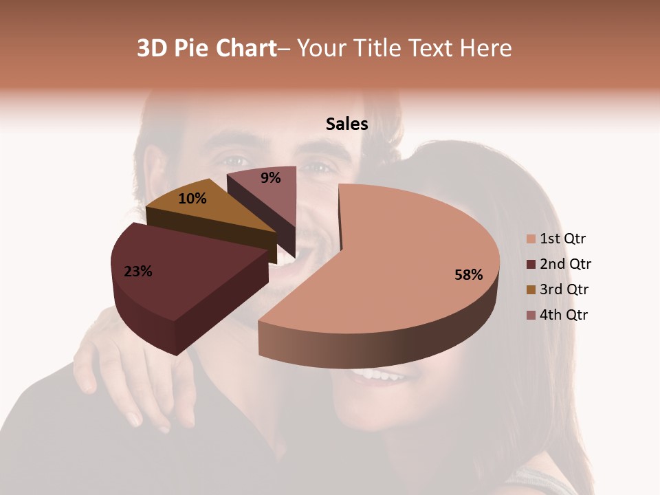 Married Cut Out European PowerPoint Template