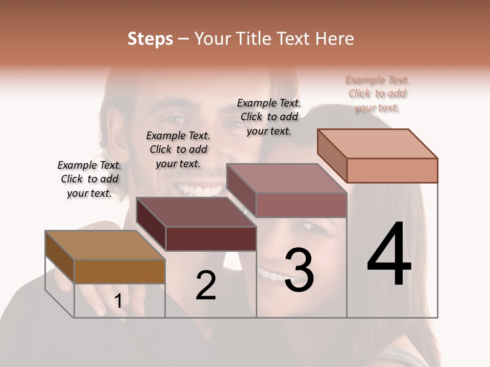 Married Cut Out European PowerPoint Template