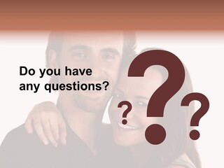 Married Cut Out European PowerPoint Template