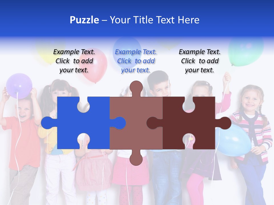 Life Childhood Line PowerPoint Template