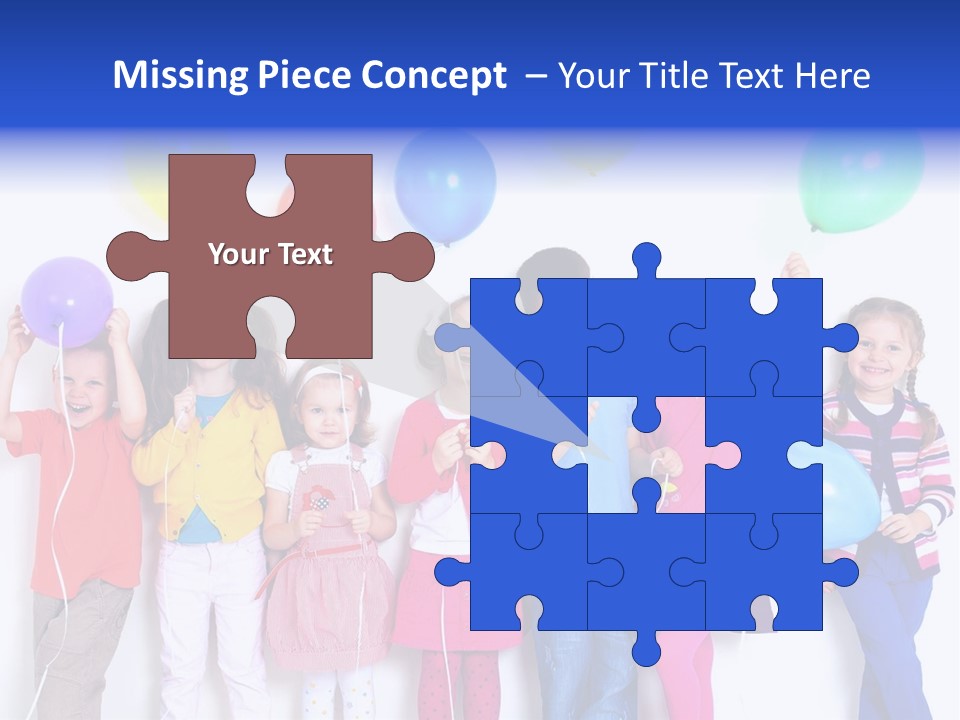 Life Childhood Line PowerPoint Template