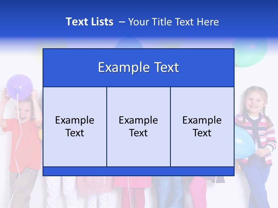 Life Childhood Line PowerPoint Template