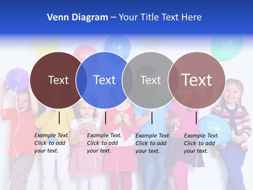 Life Childhood Line PowerPoint Template