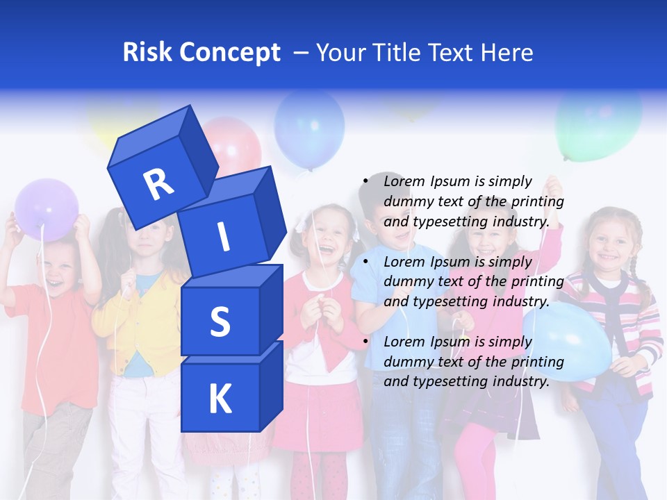 Life Childhood Line PowerPoint Template