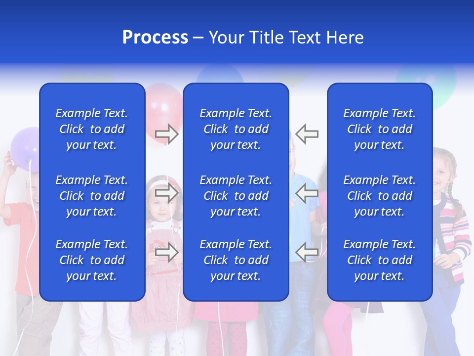 Life Childhood Line PowerPoint Template
