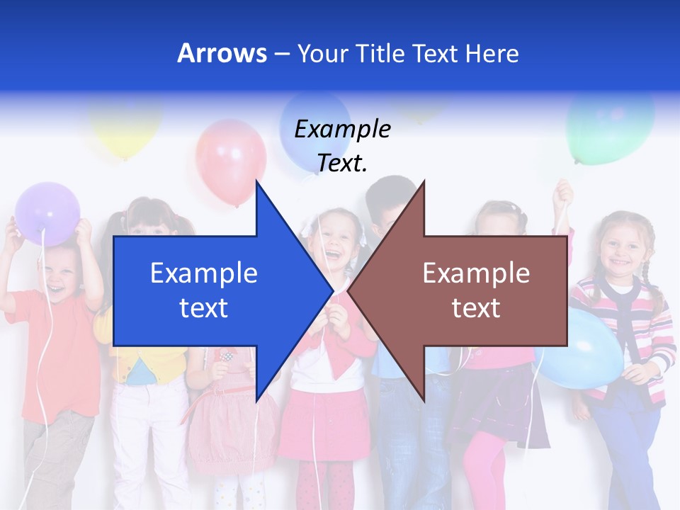 Life Childhood Line PowerPoint Template