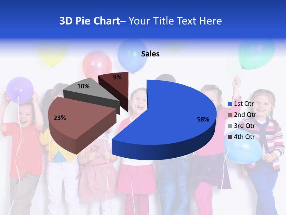 Life Childhood Line PowerPoint Template