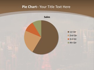 Eruption Dust City PowerPoint Template