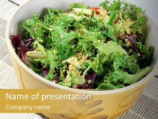 Fork Dish Lunch PowerPoint Template