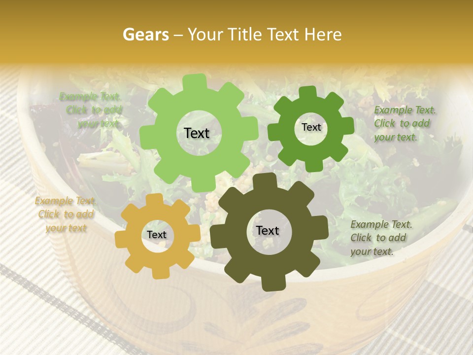 Fork Dish Lunch PowerPoint Template