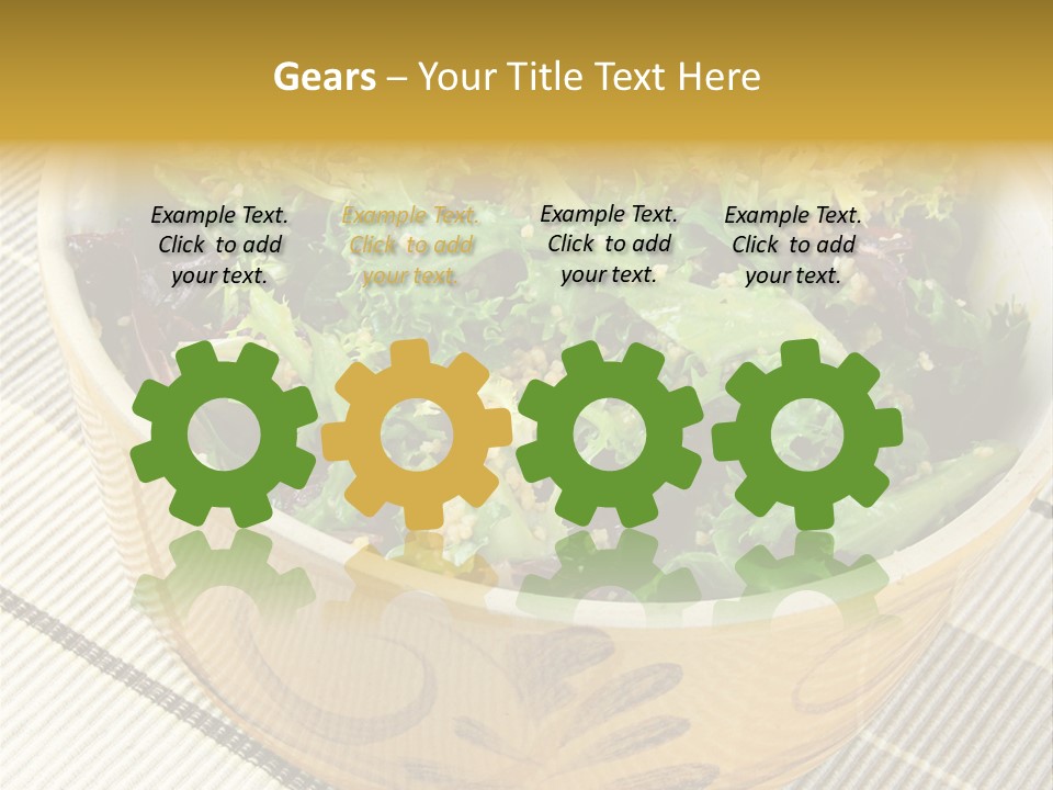 Fork Dish Lunch PowerPoint Template