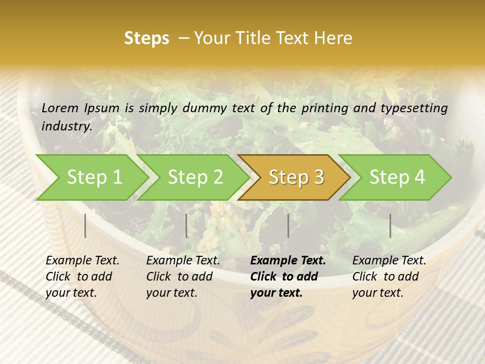 Fork Dish Lunch PowerPoint Template