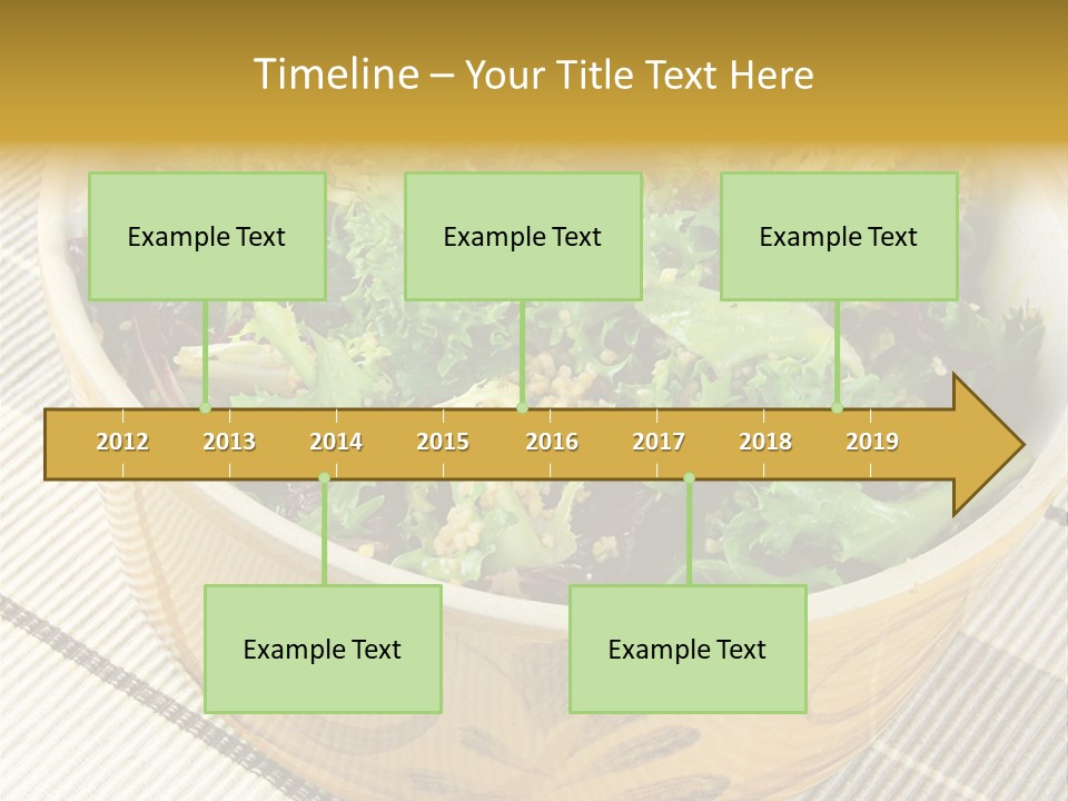 Fork Dish Lunch PowerPoint Template