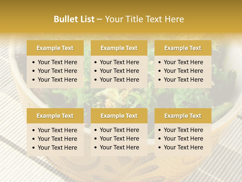 Fork Dish Lunch PowerPoint Template