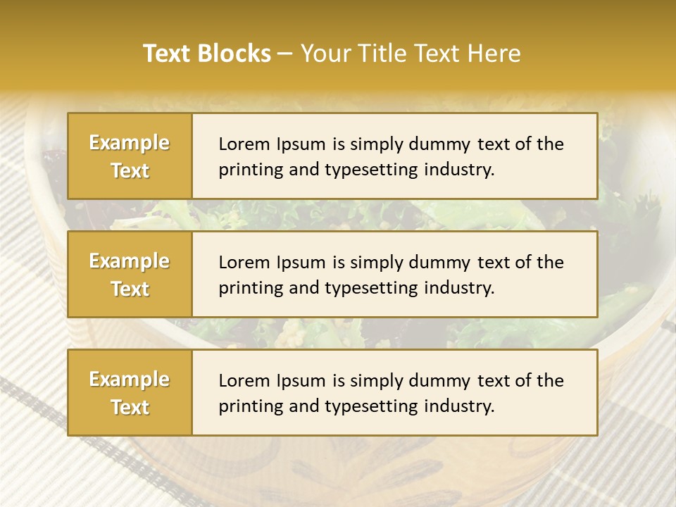 Fork Dish Lunch PowerPoint Template