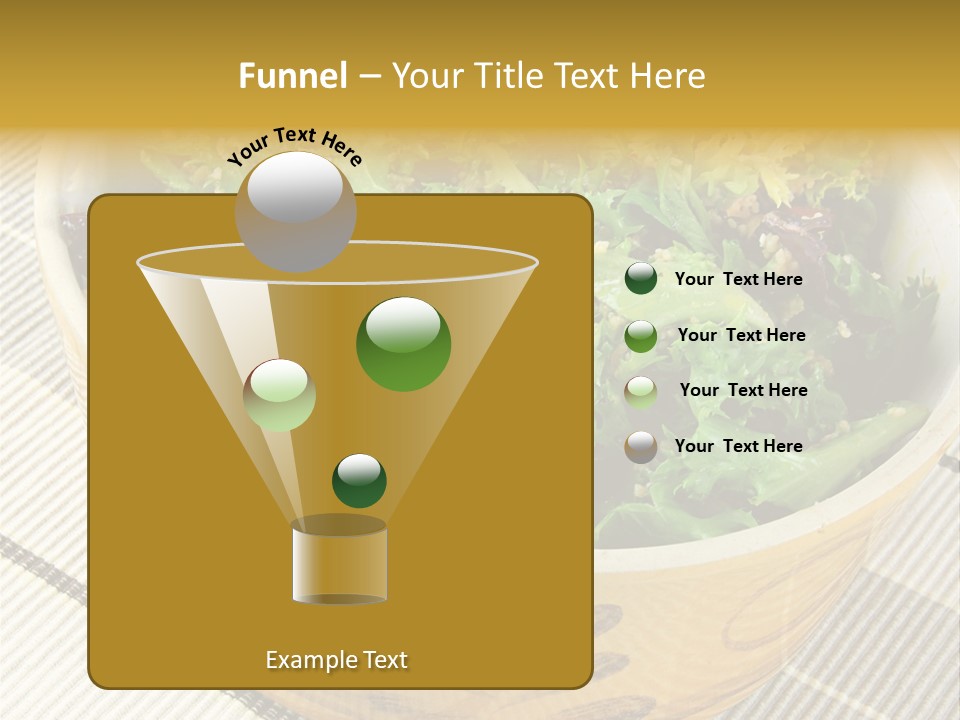 Fork Dish Lunch PowerPoint Template