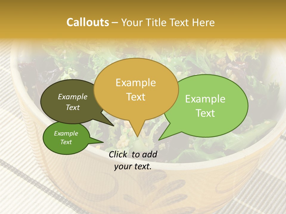 Fork Dish Lunch PowerPoint Template
