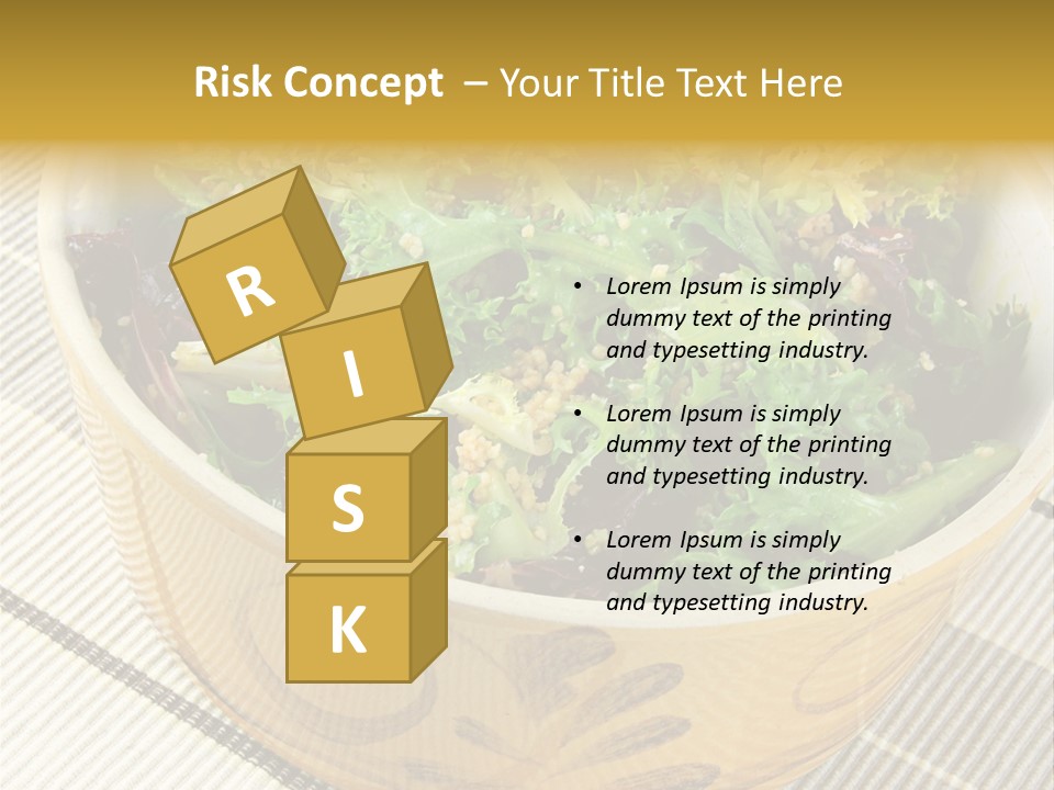 Fork Dish Lunch PowerPoint Template