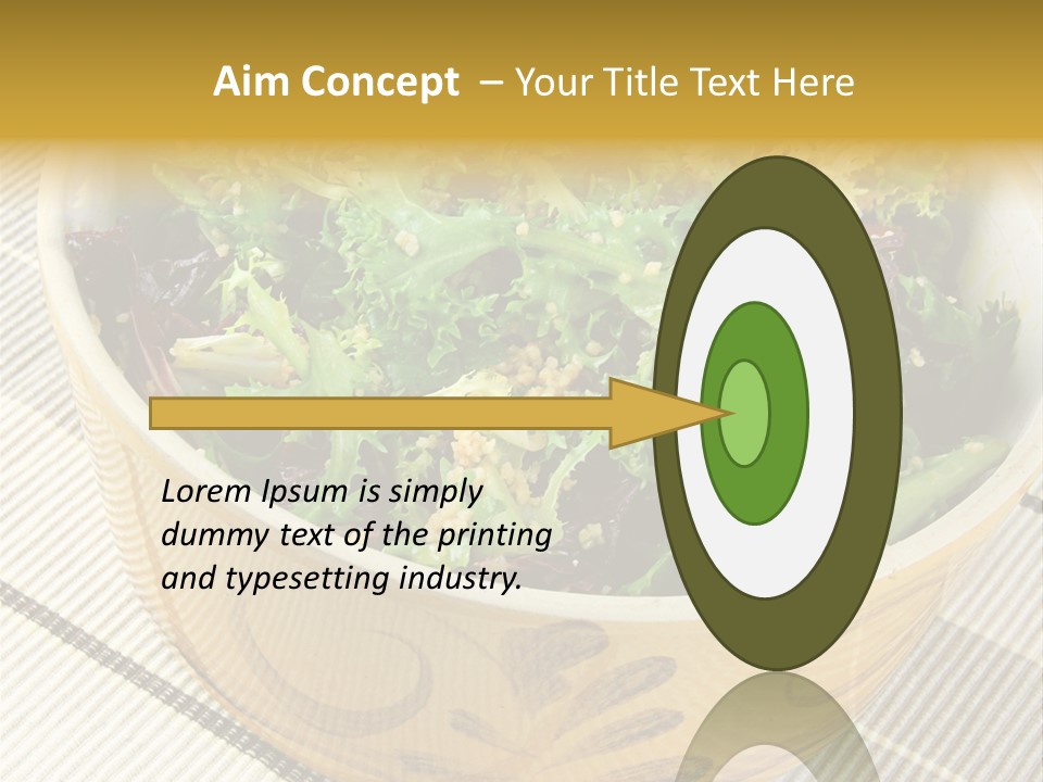 Fork Dish Lunch PowerPoint Template