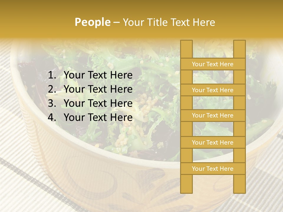 Fork Dish Lunch PowerPoint Template
