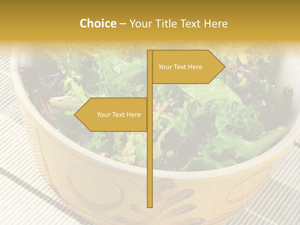 Fork Dish Lunch PowerPoint Template
